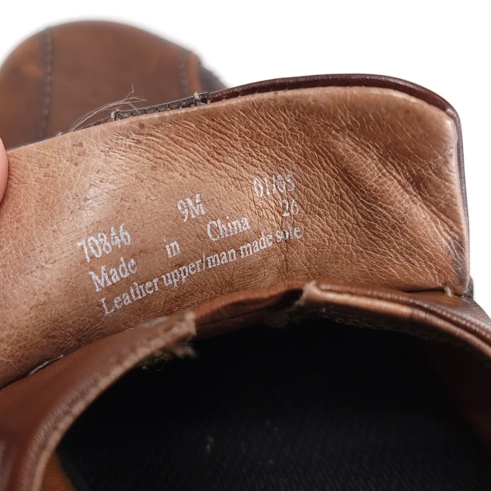 CLARKS Escalade‎ Loafers Mens 9 M Brown Leather Casual Comfort Shoes